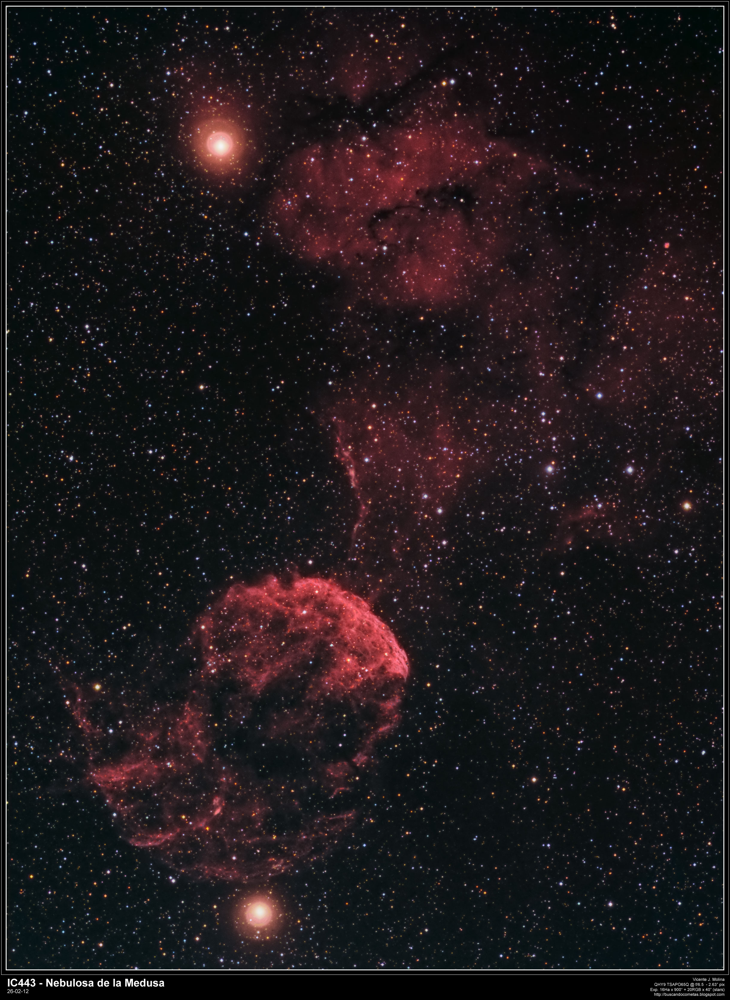 IC443, Nebulosa de la medusa