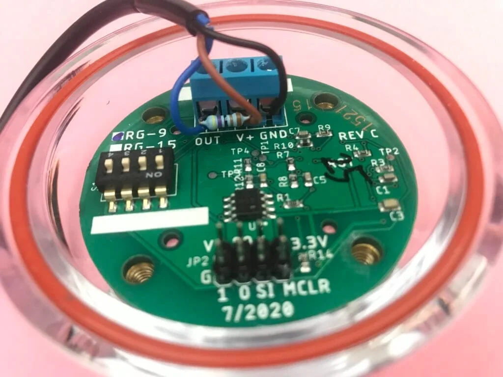 Hydreon RG-9 — resistor installation step 3