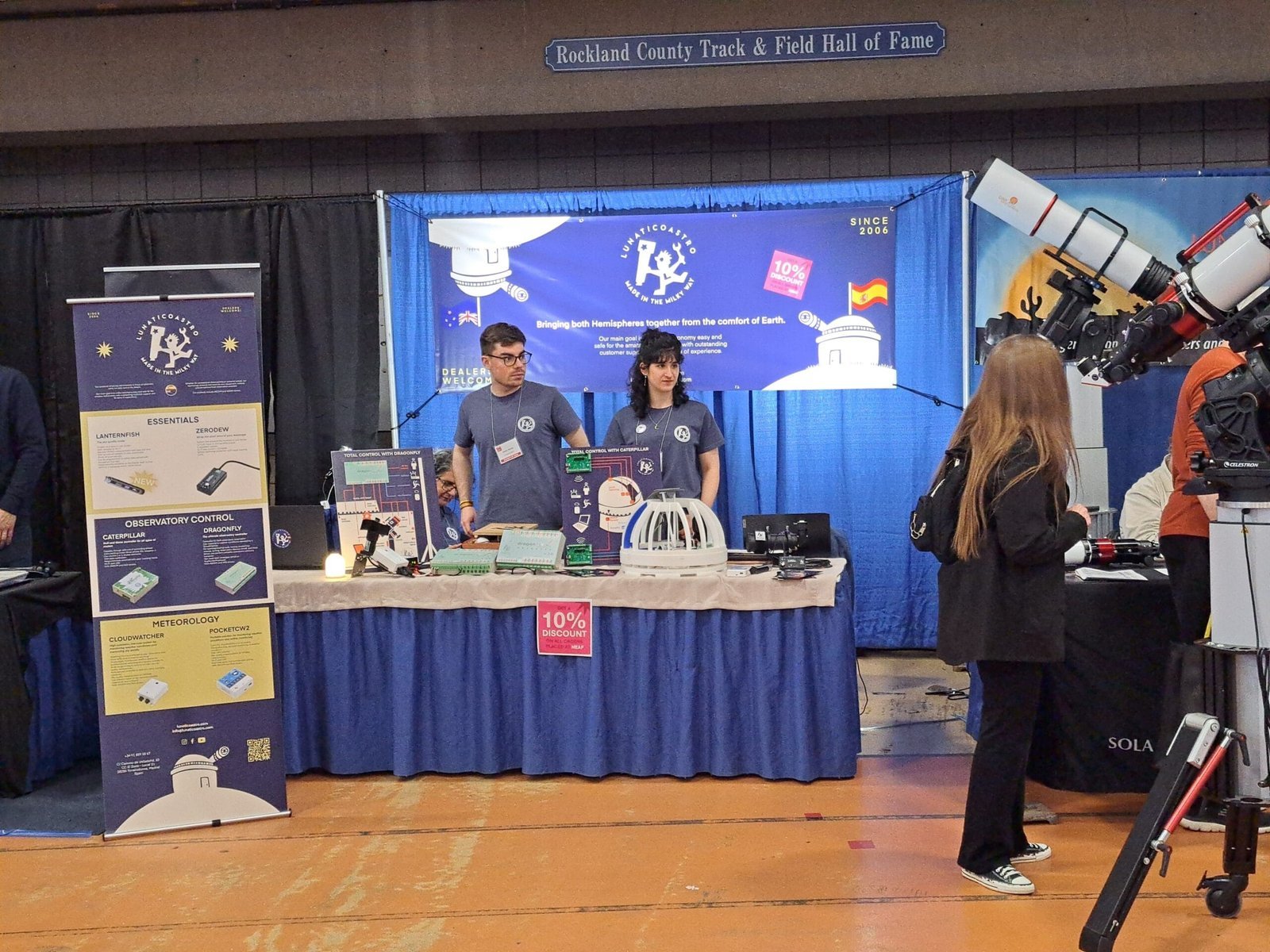 Lunático Astro team at NEAF 2025