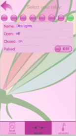 DragonFly app — relay selector