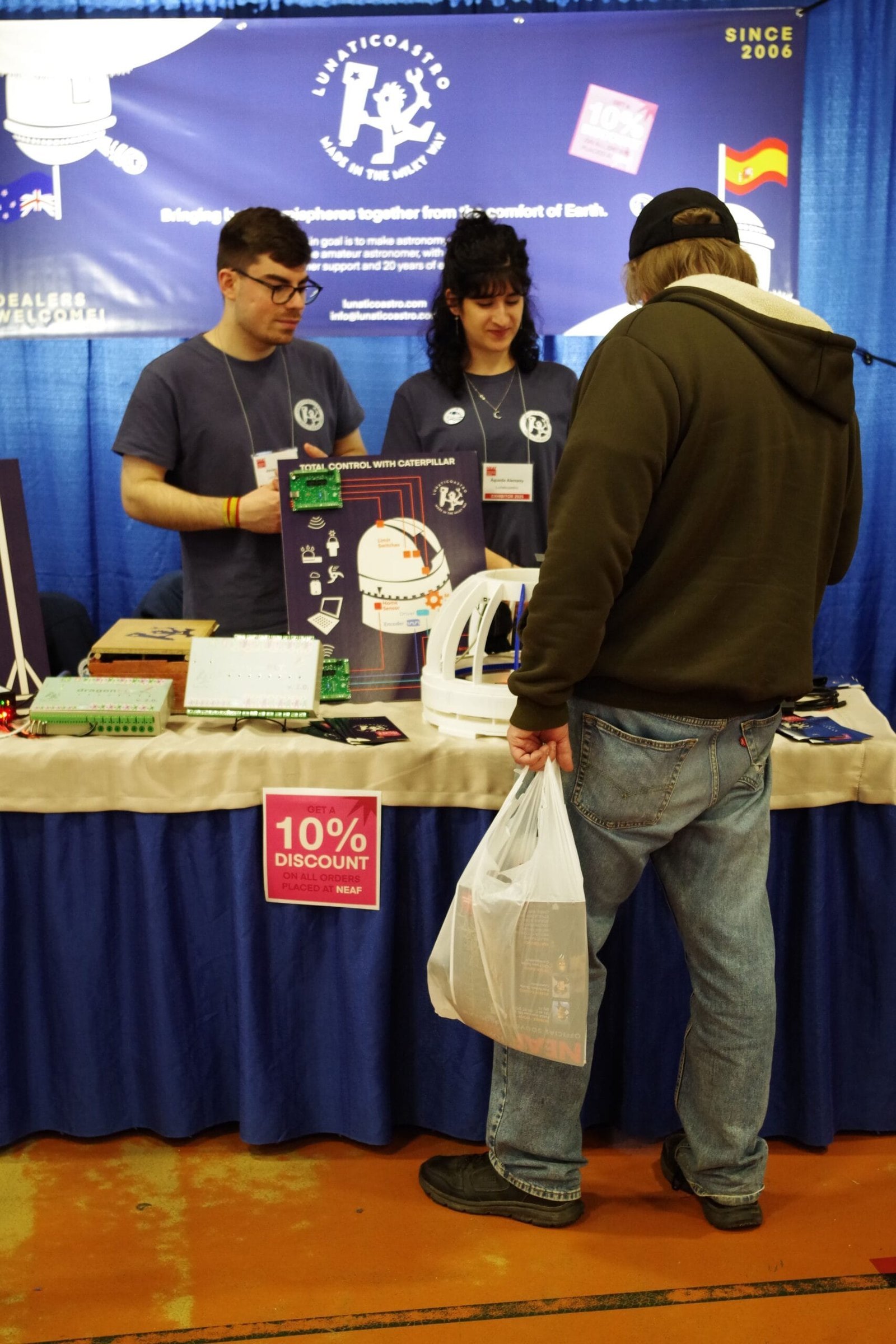 Lunaticoastro team at NEAF 2025