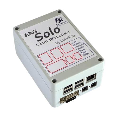 Enhances CloudWatcher with low power, web server, and extended lifespan.