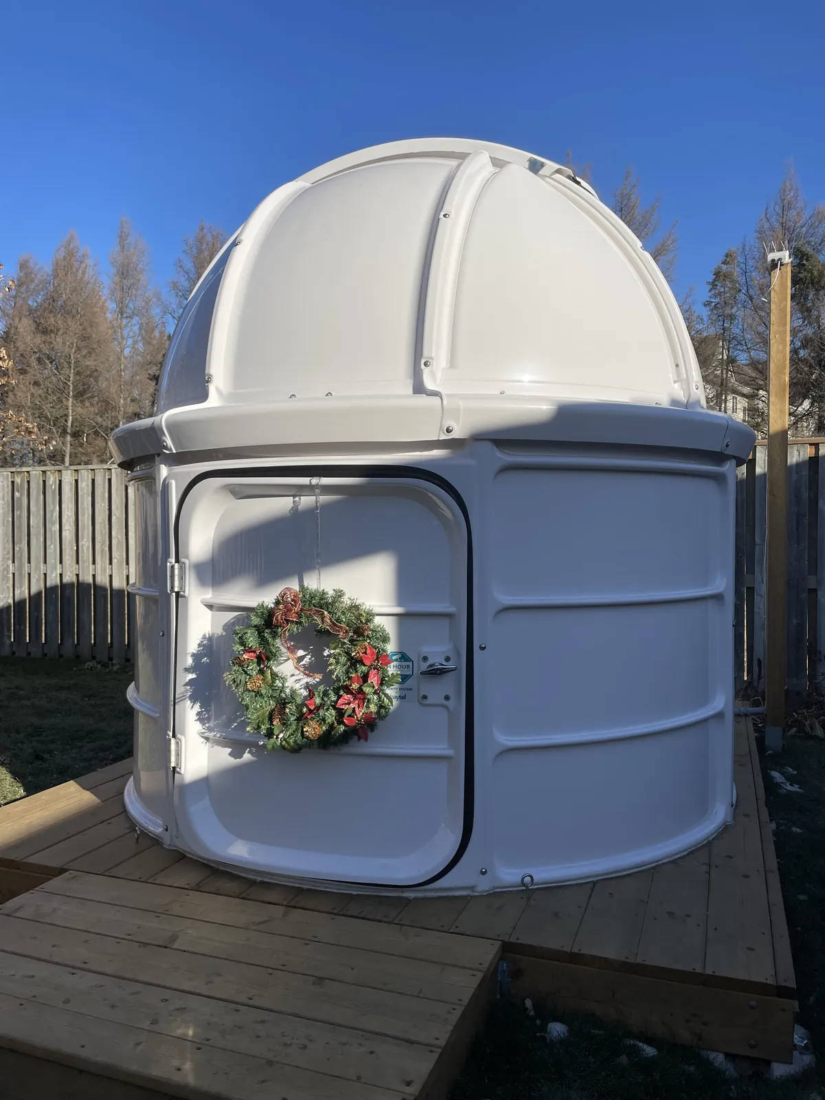 An observatory sent in by a reader for our 20th anniversary
