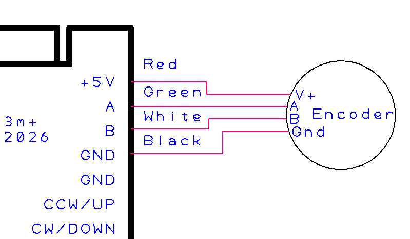 Encoder wiring diagram