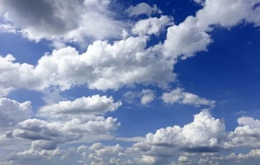 Cloud types—cumulus and cirrus classification chart