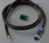 Hydreon rain sensor supplied CW-ready, with its cable and connector