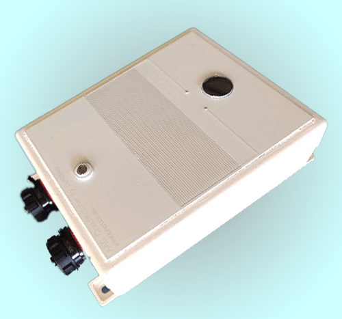 CloudWatcher lid, Sensor C: the current sensor model, with a textured rectangular surface