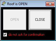 DragonFly roof control window