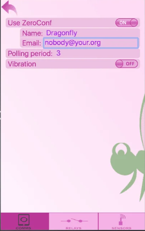 DragonFly app screenshot