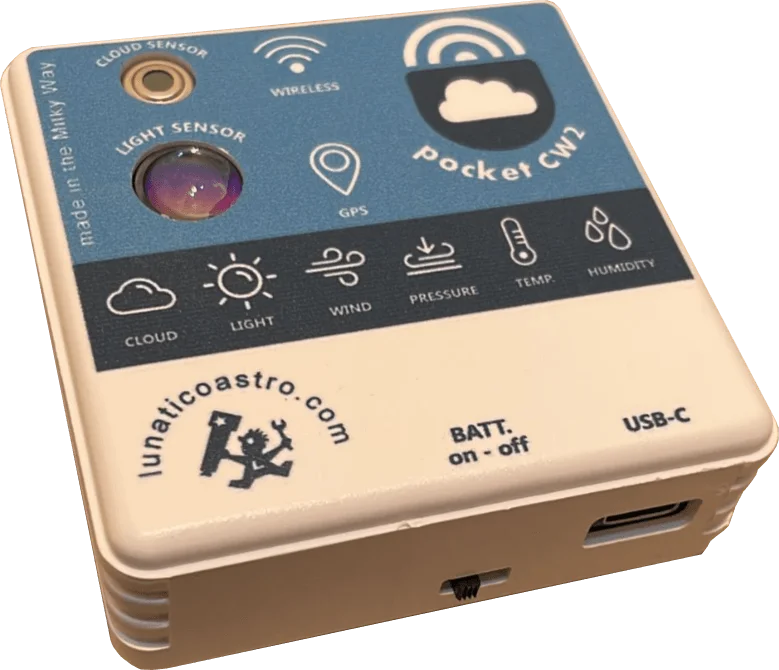 PocketCloudWatcher 2 — portable cloud detector