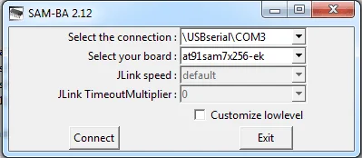 Atmel COM port assignment