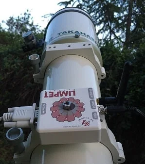 Limpet focuser controller on a Takahashi refractor