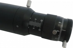 Lunatico EZG focuser with brake, detail of the graduated scale