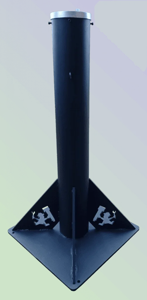 Lunatico telescope pier column—full view