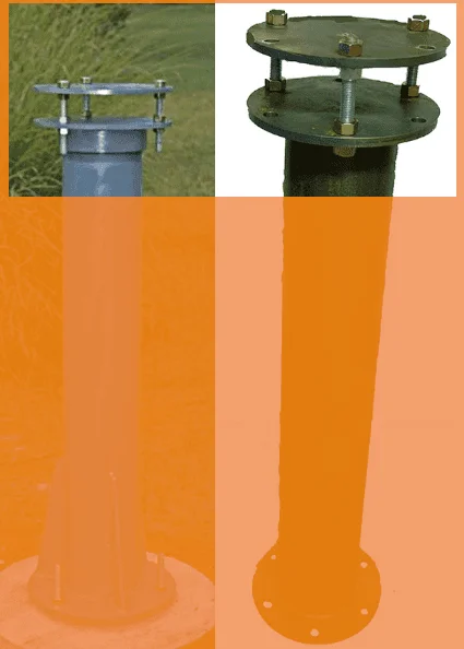 Example of a problematic telescope pier — visible tilt