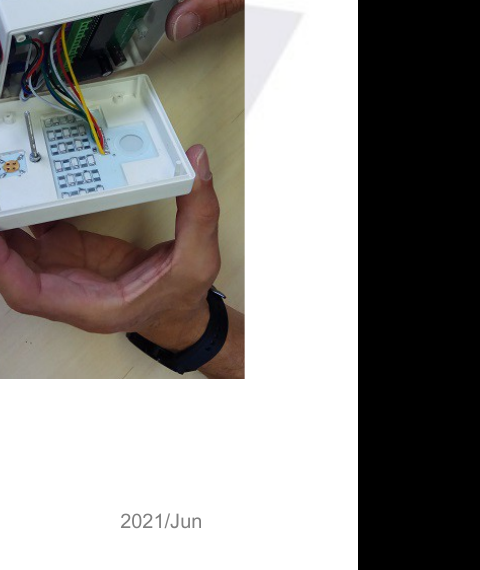 Opening the box and lifting the PCB board out without pulling the wires