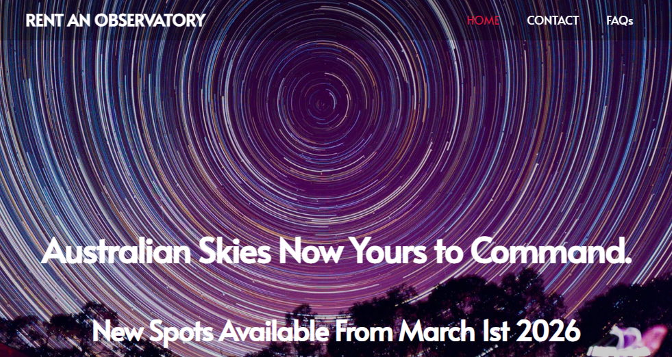 RentAnObservatory remote observatory hosting site in rural Western Victoria, Australia